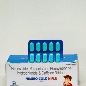 NIMBIO COLD N FLU TAB(BLUE) 10*2*10 S